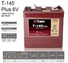 T-145 6 Volt Trojan Battery