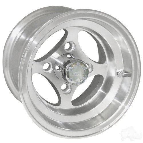 RHOX Indy Machined 10" Aluminum Golf Cart Wheels