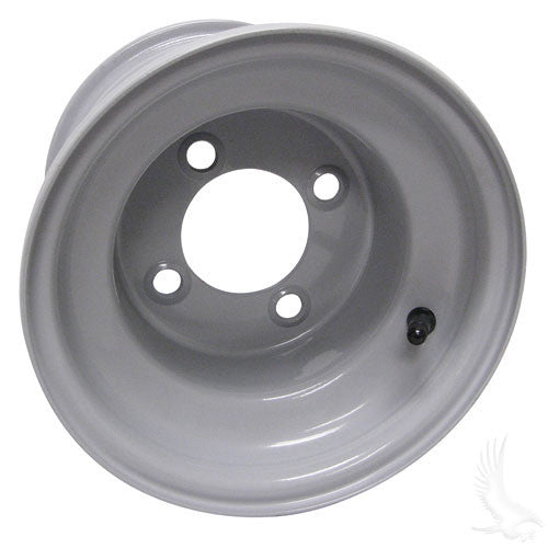 RHOX Club Car Grey 8" Steel Golf Cart Wheels
