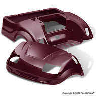 DoubleTake Vortex Golf Cart Body Kit for Yamaha Drive Burgandy