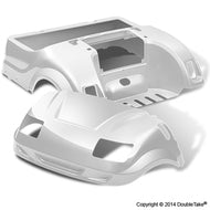DoubleTake Vortex Golf Cart Body Kit for Yamaha Drive White Pearl