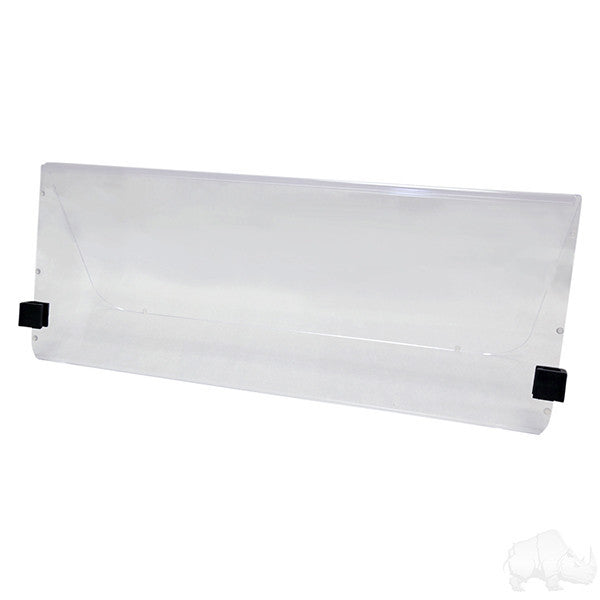 Windshield, Clear 2 Piece, Yamaha G14/G16/G19 95-03