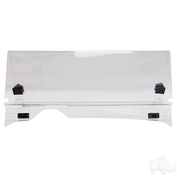 EZGO RXV Impact Resistant Clear 2 Piece Windshield