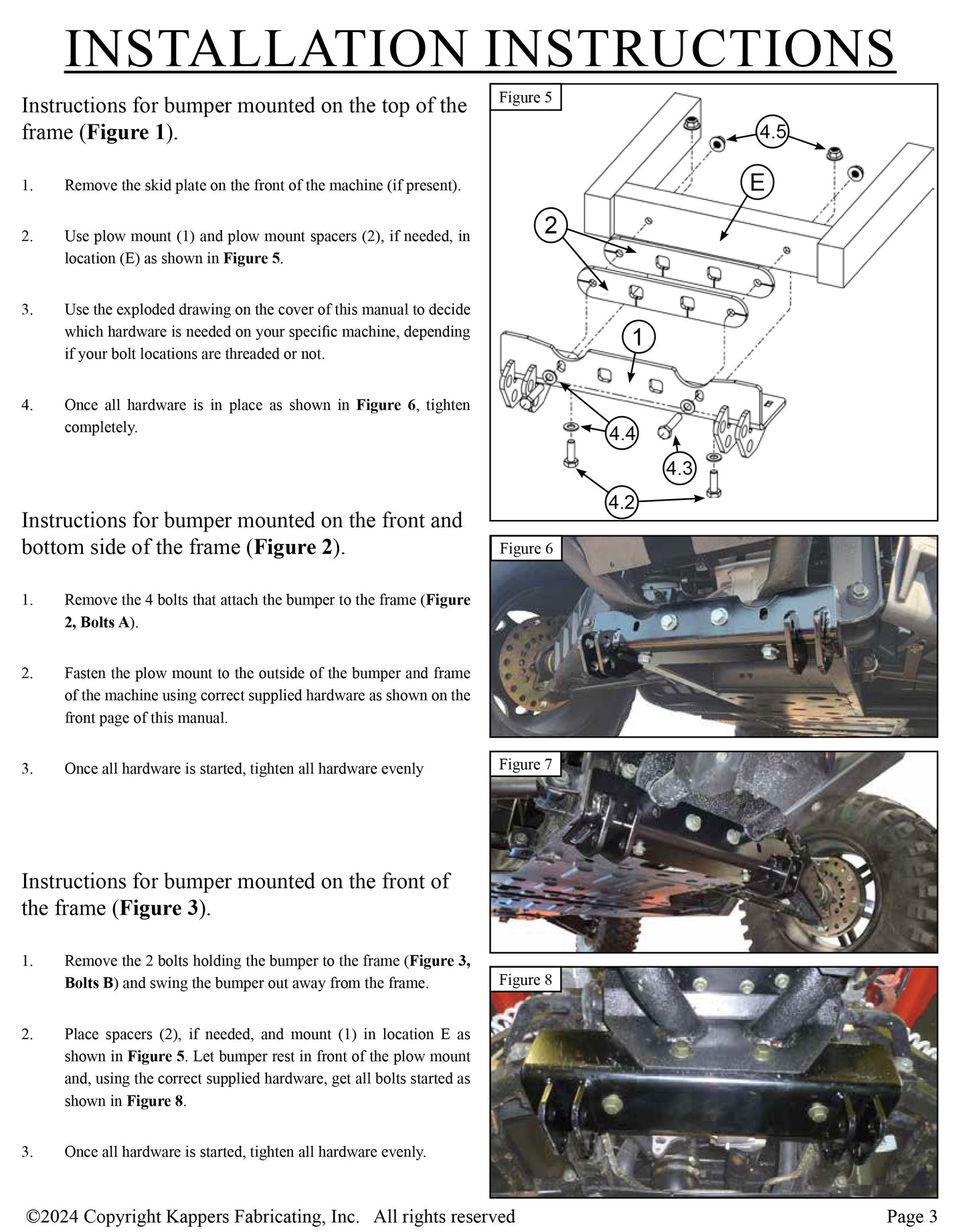 BMS Ranch Pony 700 EFI 2S / 4S KFI Plow Kit 106640