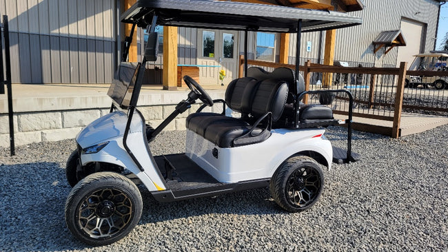 2023 MADJAX X Series 4 Passenger White Golf Cart w/ Trojan Batteries #1107 *SOLD*