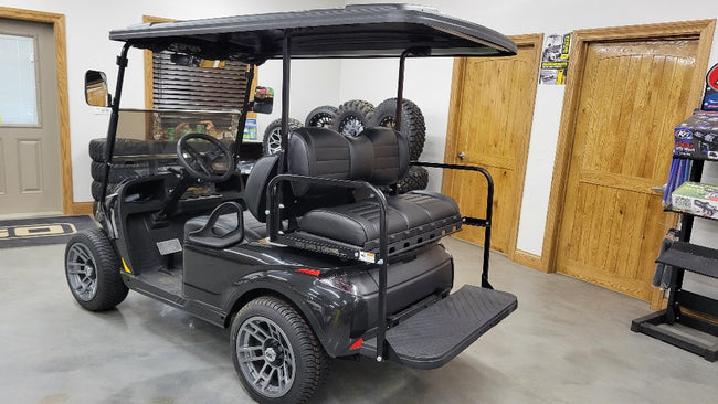 2023 MADJAX X Series Storm 4 Passenger Black Golf Cart w/ Trojan Batteries #1105 *SOLD*