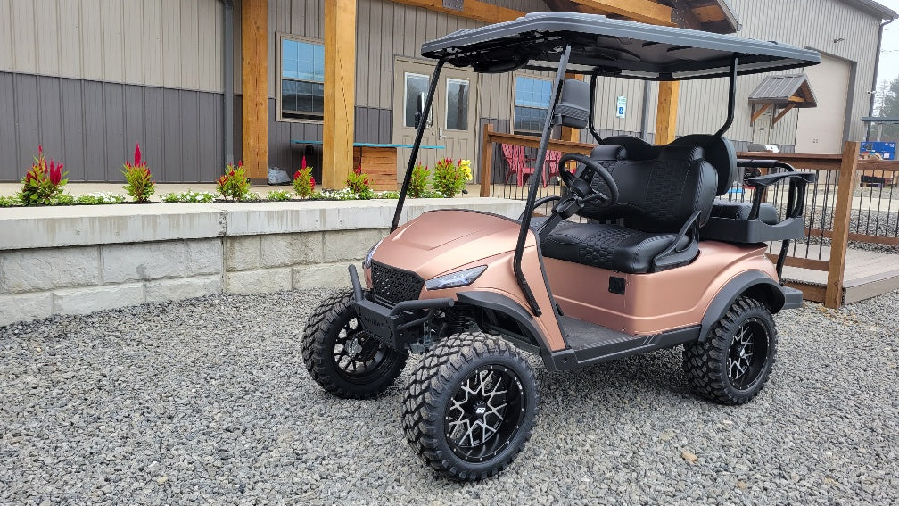2023 Madjax X-Series Special Edition Matte Rose Lifted Lithium Golf Cart #1380 *SOLD*