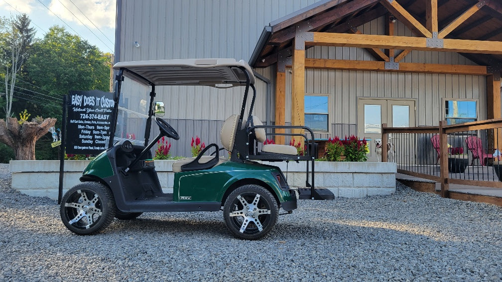 2019 EZGO RXV 48v - Green with custom wheels
