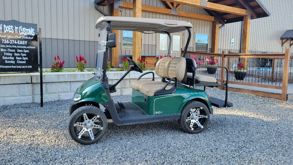 EZGO RXV 48v - Green with custom wheels