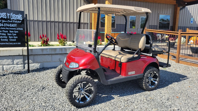 2018 EZGO RXV Lifted - Inferno Red