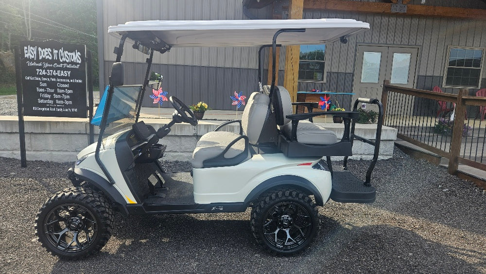 2024 MADJAX X-Series Storm Lithium - 4 Passenger Lifted - Pearl White - 3160 *SOLD*