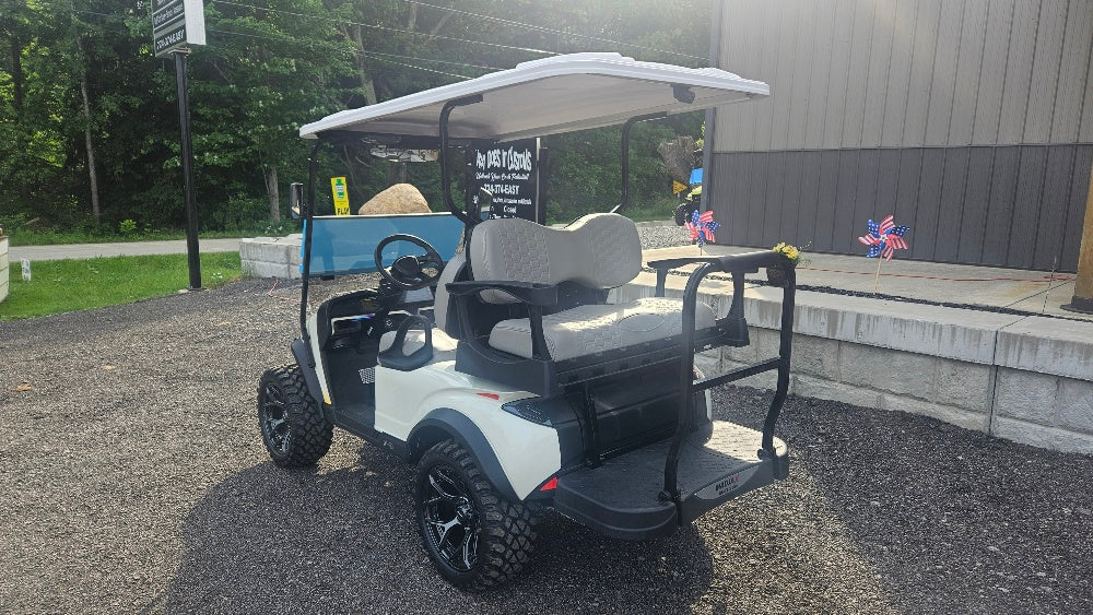 2024 MADJAX X-Series Storm Lithium - 4 Passenger Lifted - Pearl White - 3160 *SOLD*