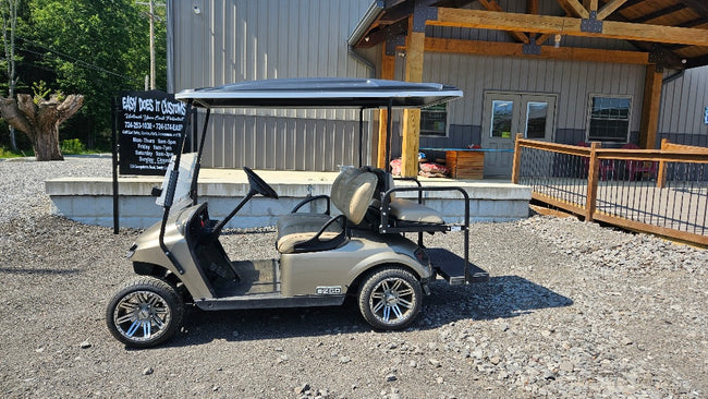 EZGO TXT - Almond 48v with custom wheels