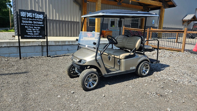 EZGO TXT - Almond 48v with custom wheels