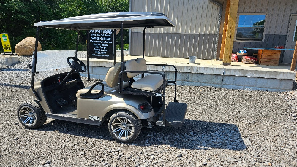 EZGO TXT - Almond 48v with custom wheels