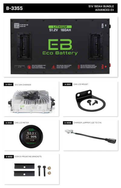 ECO Lithium Battery Bundle 51.2V 160Ah