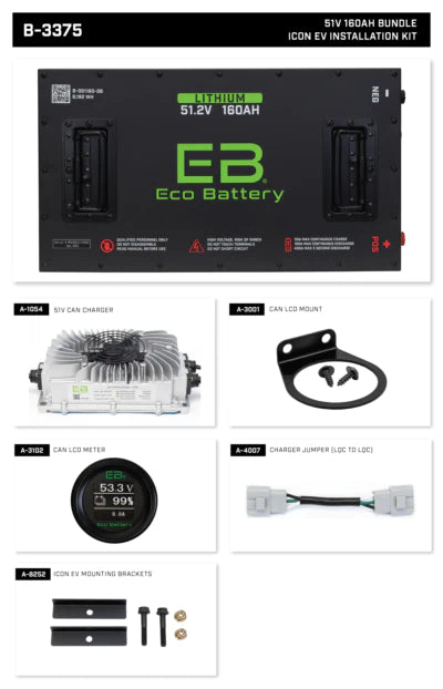ECO Lithium Battery Bundle 51.2V 160Ah