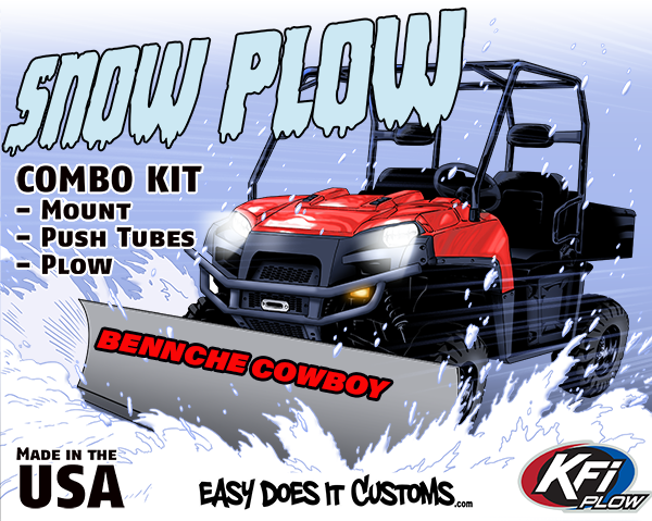 Bennche Cowboy 500 and 700 - 2015-2016  - KFI Snow Plow 106420