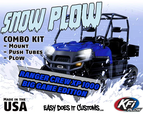 Polaris Full-Size Ranger Crew XP 1000 Big Game Edition - 2021-2022 - Snow Plow Mount 106485