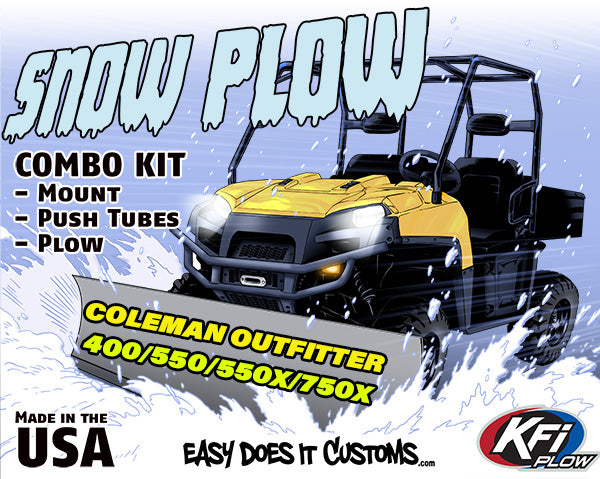 Coleman Outfitter 400 / 550 / 550X /  750X - All Years   KFI Snow Plow 106420