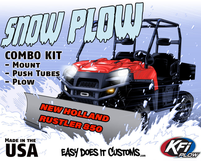 NEW HOLLAND Rustler 850 - All Years - KFI Snow Plow Mount 105815
