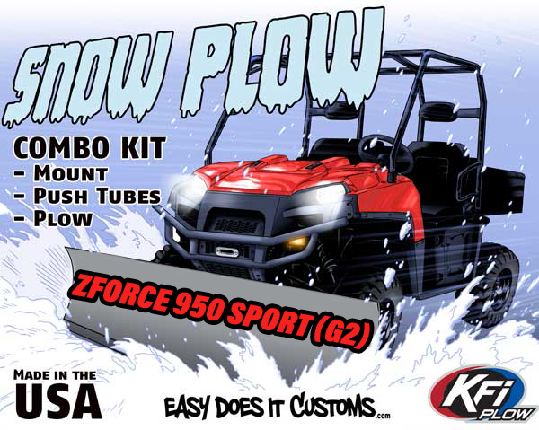 CFMOTO ZFORCE 950 Sport (G2) - 2023 - KFI Plow Mount 106605
