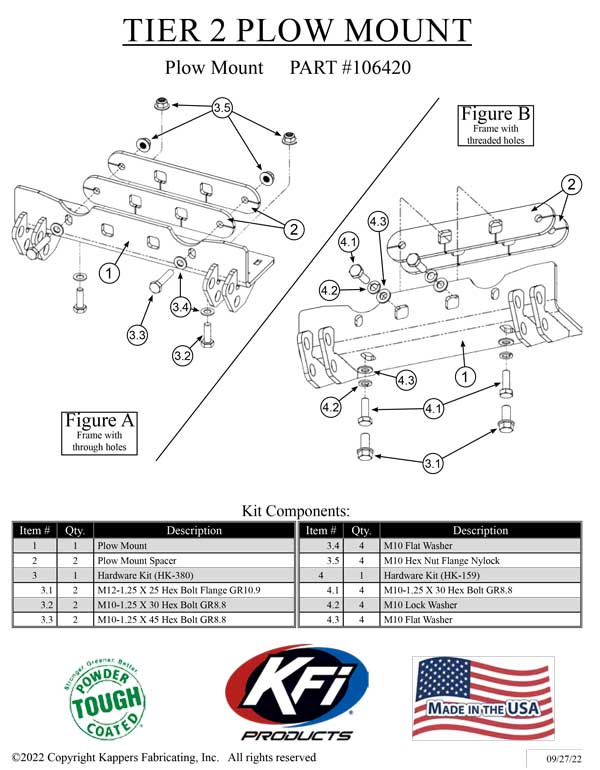 Coleman Outfitter 400 550X 750X All Years KFI Snow Plow 106420   106420 Installation 1 8e03eef9 9734 4e5b 9864 91d39417f5a1 