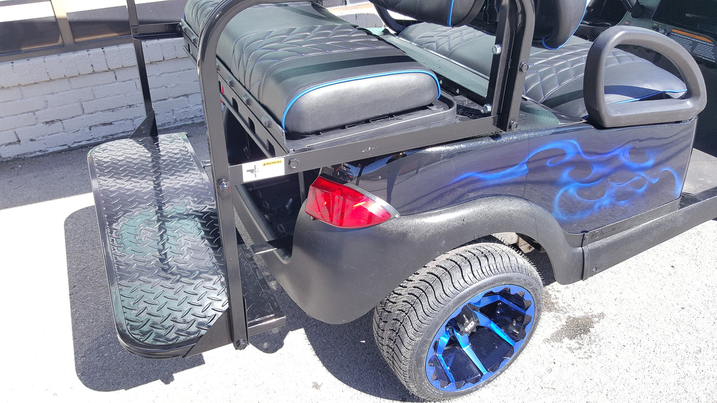 2013 Gas Club Car Precedent Golf Cart with Custom Blue Flame Body - SOLD