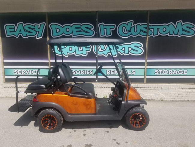 2013 Gas Club Car Precedent Golf Cart - Orange Flame *SOLD*
