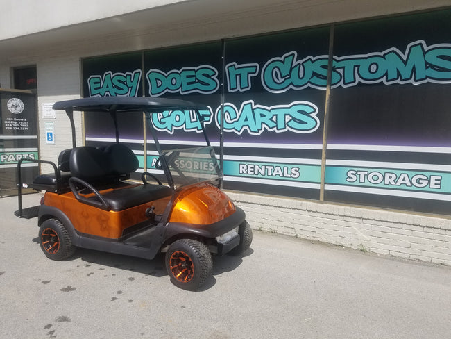 2013 Gas Club Car Precedent Golf Cart - Orange Flame *SOLD*