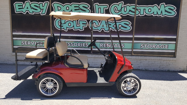 2015 EZGO TXT Electric Golf Cart - New Inferno Red Body - SOLD