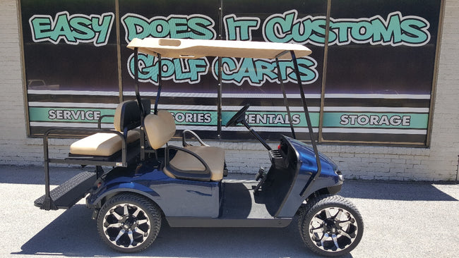 2015 EZGO TXT Electric Golf Cart with Patriot Blue Body - SOLD