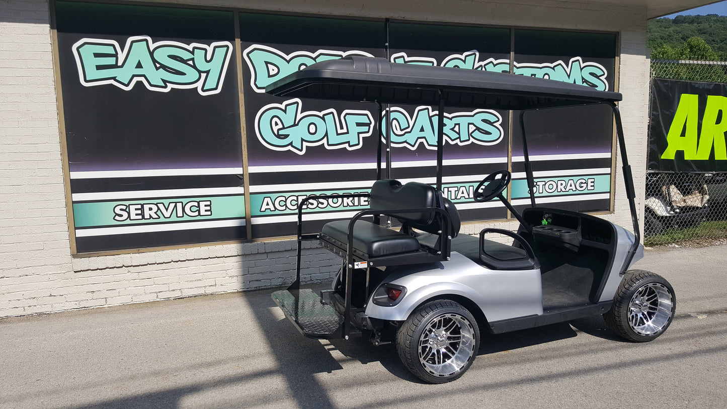 2015 Electric EZGO TXT Golf Cart with New Silver Body - SOLD!