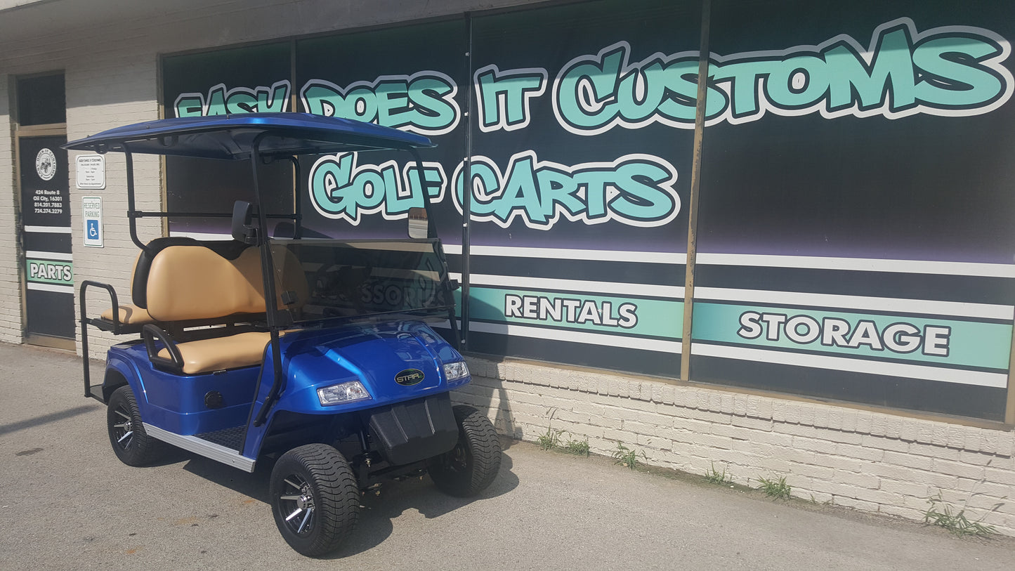 2018 Star EV Electric Golf Cart - Custom Electric Blue *SOLD*