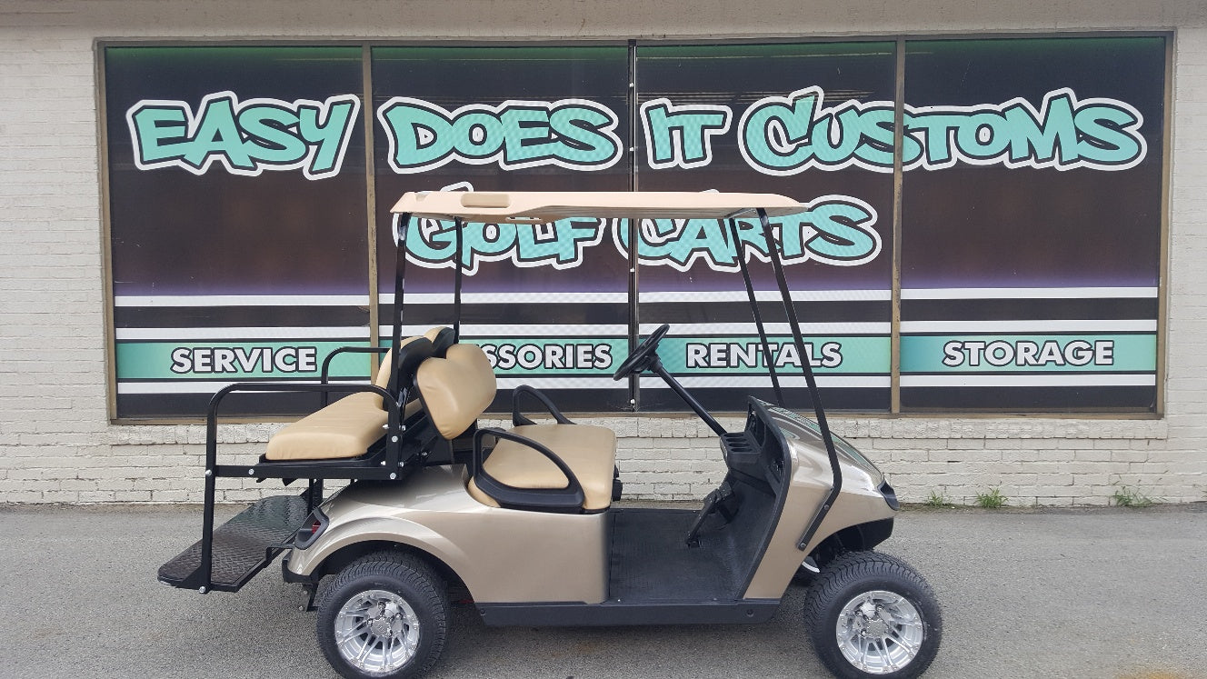 2015 Electric EZGO TXT Golf Cart with New Almond Body *SOLD*