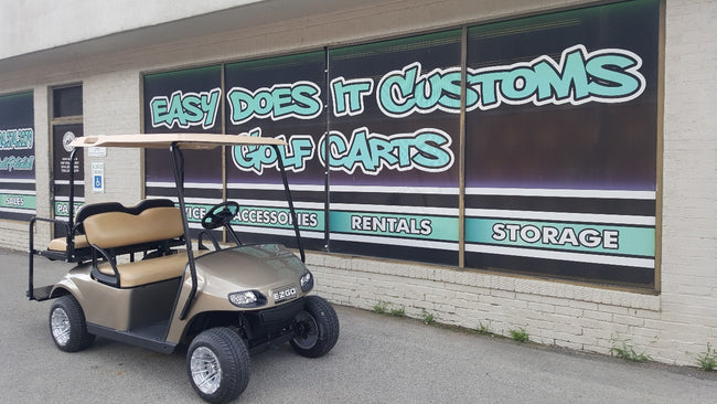 2015 Electric EZGO TXT Golf Cart with New Almond Body *SOLD*