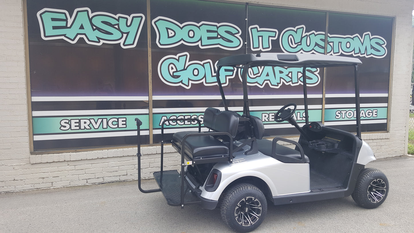 2013 EZGO RXV Electric Golf Cart with New Silver Body *SOLD*