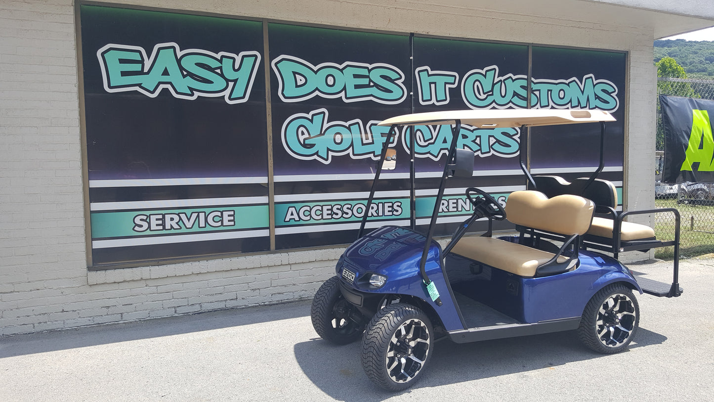 2014 EZGO TXT Electric Golf Cart - New Electric Blue Body *SOLD*