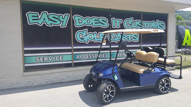2014 EZGO TXT Electric Golf Cart - New Electric Blue Body *SOLD*