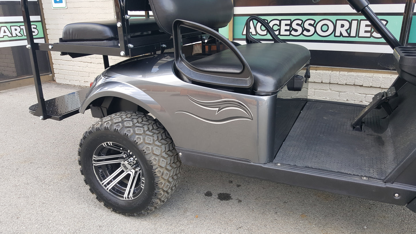 2014 EZGO TXT Electric Golf Cart with New Metallic Charcoal Body - SOLD