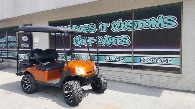 2015 Electric EZGO TXTGolf Cart - Sunburst Orange - SOLD!