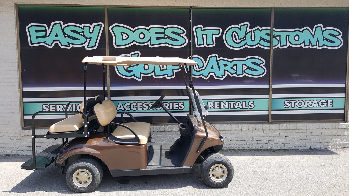 2014 Electric EZGO TXT Golf Cart with New Mocha Body - SOLD!