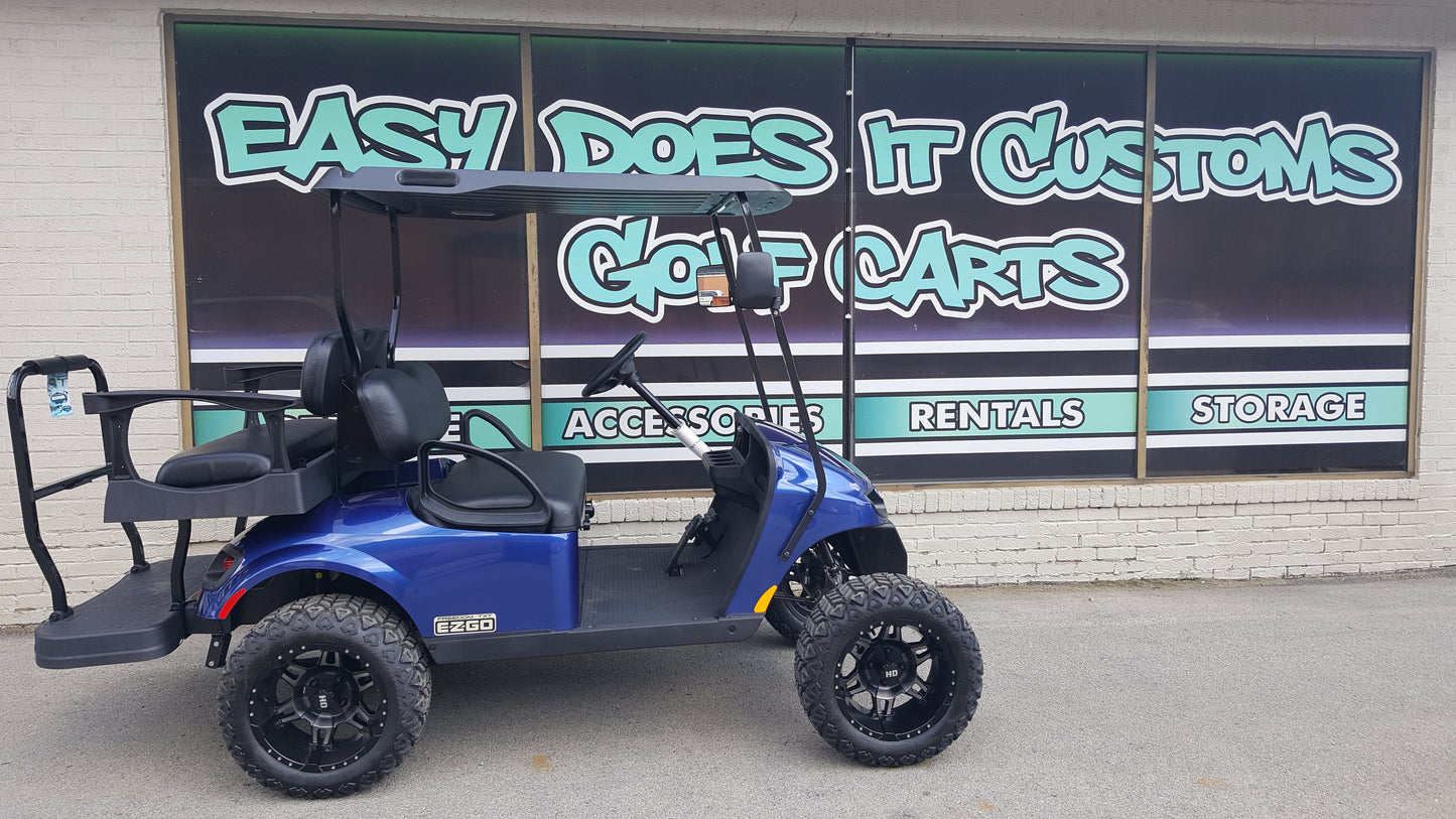 2018 EZGO TXT Freedom Gas Golf Cart - Blue *SOLD*