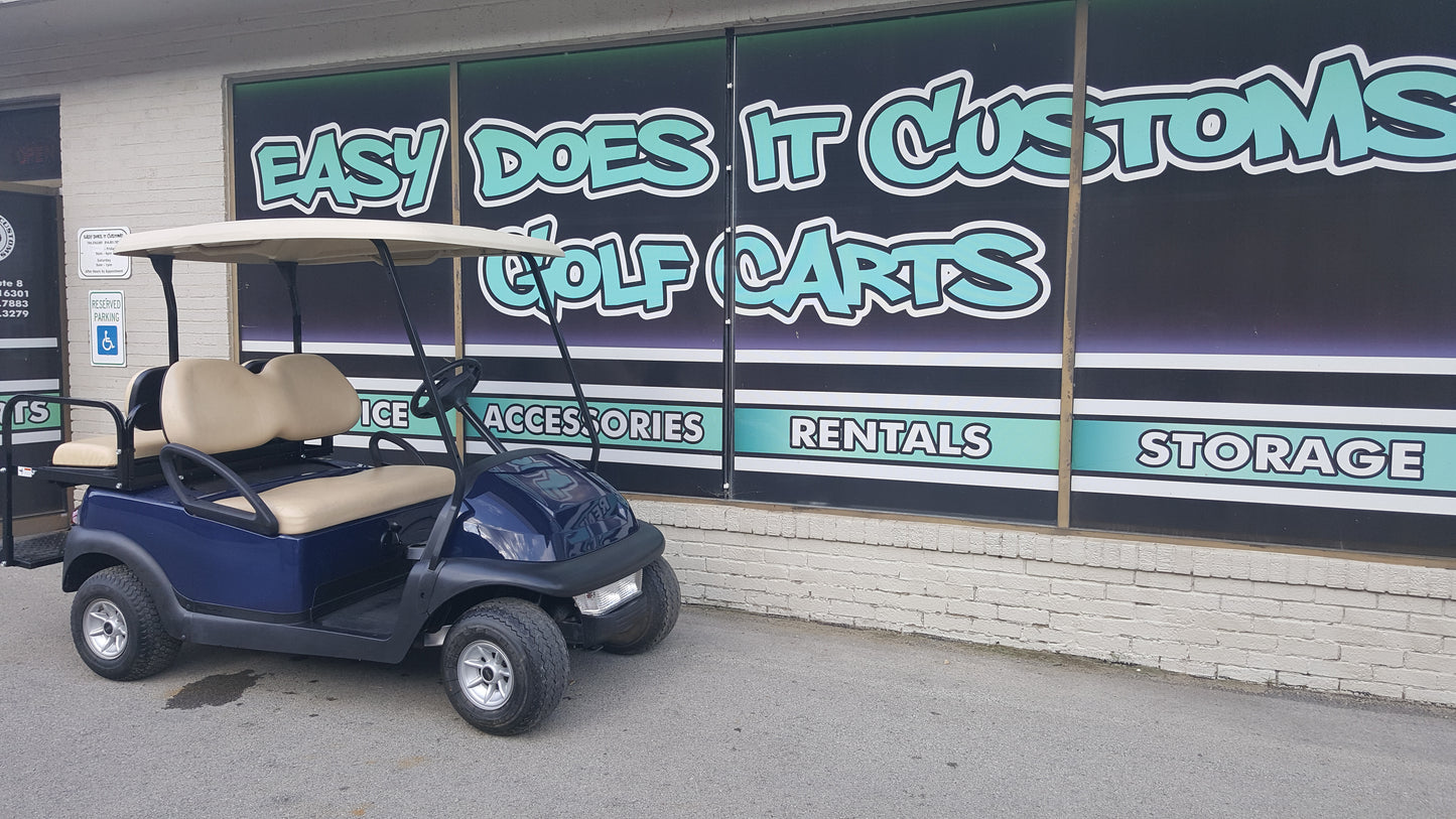 2013 Gas Club Car Precedent Golf Cart with a New Blue Body *SOLD*