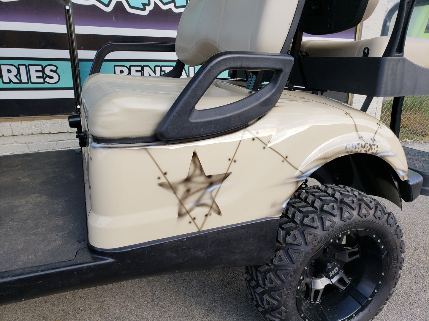 Yamaha Drive Custom Gas Golf Cart  SOLD!!