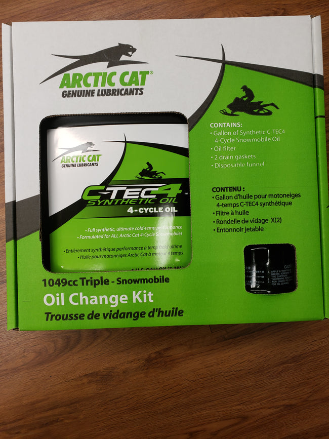 Arctic Cat 1049cc Triple Snowmobile Oil Change Kit C-TEC4 - 1 Gallon