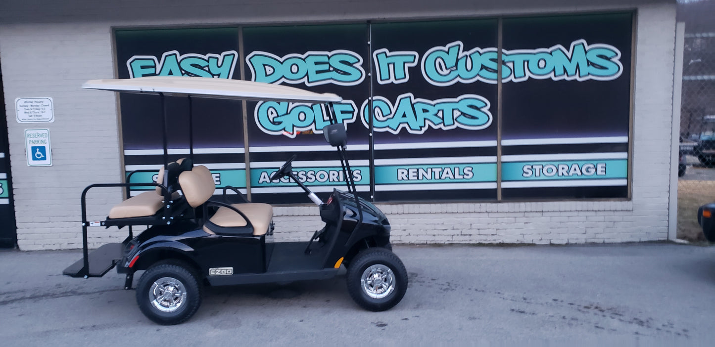 2019 GAS EZGO TXT VALOR BLACK GOLF CART *SOLD*