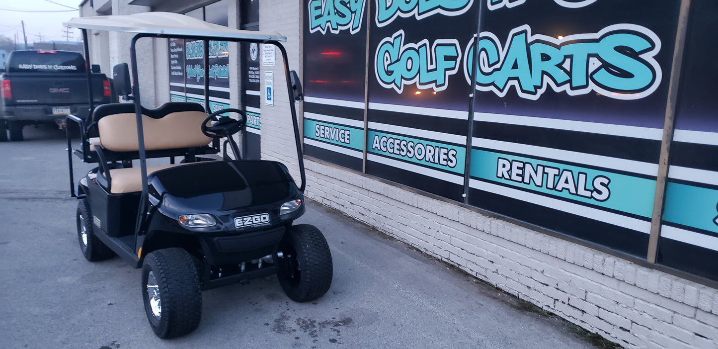 2019 GAS EZGO TXT VALOR BLACK GOLF CART *SOLD*