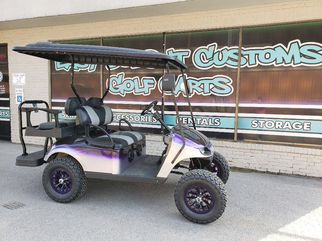 2015 EZGO TXT Electric Golf Cart - Purple Fade *SOLD*