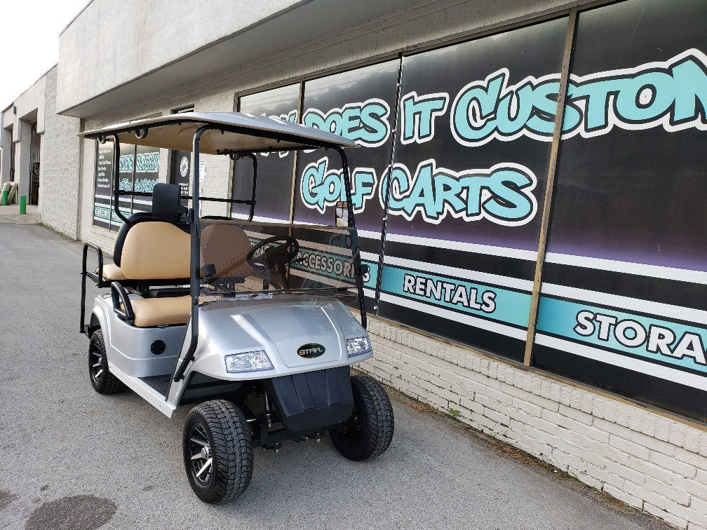 2019 Star EV Electric Golf Cart - Silver *SOLD*